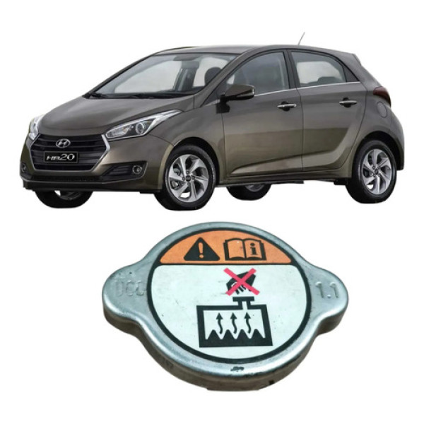 Tampa Radiador Hyundai Hb20 2016 1.0 3c Original