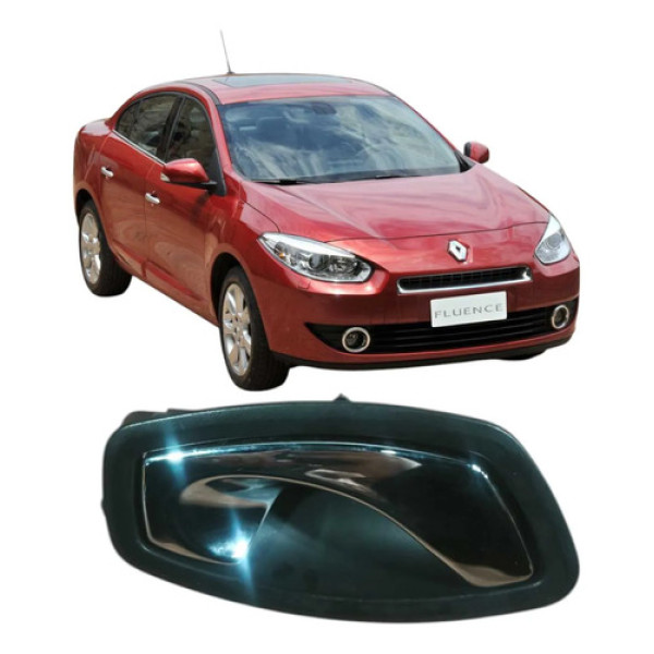 Maçaneta Interna Dianteira Direita Fluence 2014 826720001r Preto Dianteira