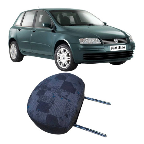 Encosto Cabeça Dianteiro Fiat Stilo 2003 Original  Preto Preto