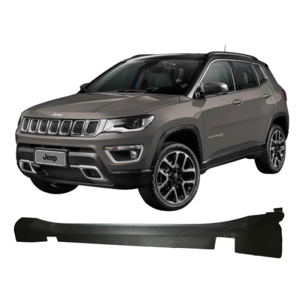 Moldura Spoiler Esquerdo Jeep Compass 2020 2.0 Original Preto