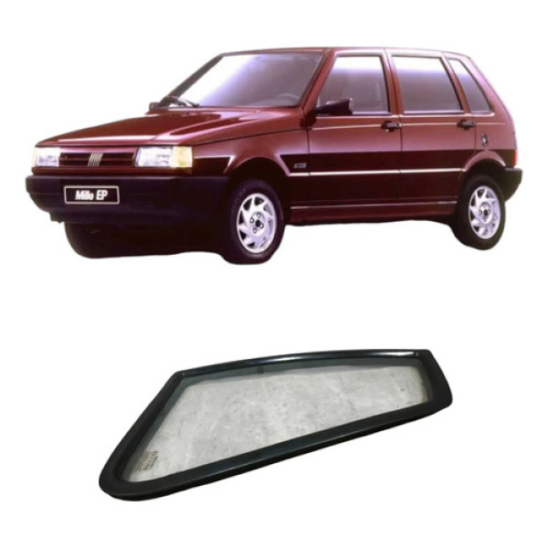 Vigia Vidro Traseiro Esquerdo Fiat Uno Mille 1996 Original