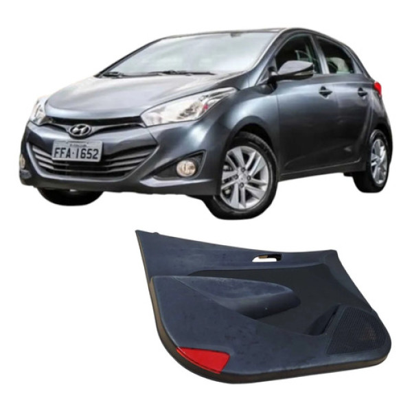 Forro Porta Dianteira Esquerda Hyundai Hb20 2013  823301s010 Preto