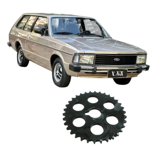 Polia Dentada Corrente Motor Ford Belina 1984 1.6 Original