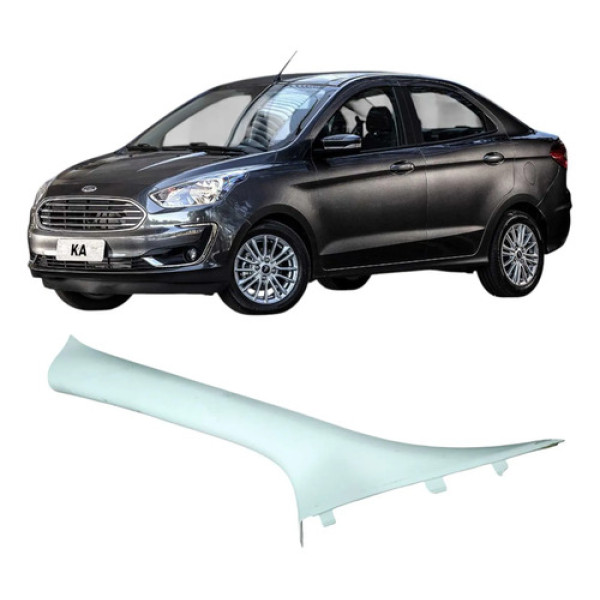 Coluna Para-brisa Esquerda Ford Ka 2020 1.0 3c Original Branco