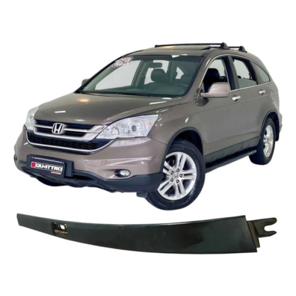 Calha Friso Direita Honda Cr-v 2010 2.0 Original Preto
