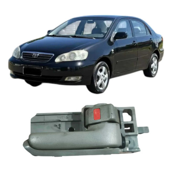 Maçaneta Dianteira Direita Toyota Corolla 2004 1.8 Original Cinza-escuro Dianteira