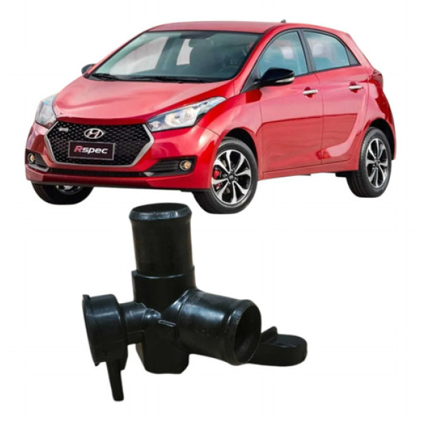 Calefaçao Coneçao Radiador Hyundai Hb20 1.0 3c 2017 2467214 Preto