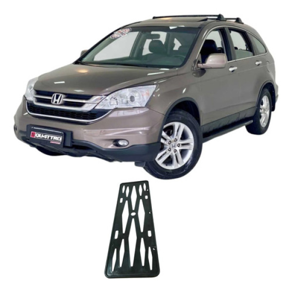 Suporte Placa Dianteira Honda Cr-v 2010 2.0 Original Preto