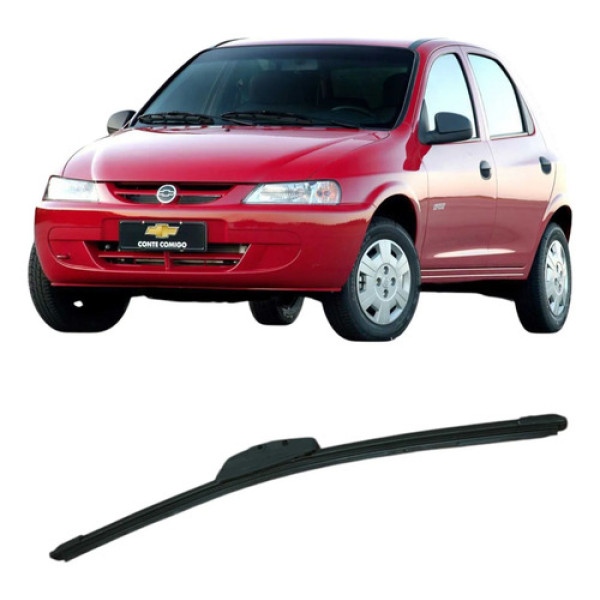 Lamina Limpador Dianteiro Chevrolet Celta 2004 1.0 Original Branco