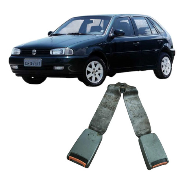 Engate Cinto Traseiro Duplo Vw Gol 1999 1.0 377857727b
