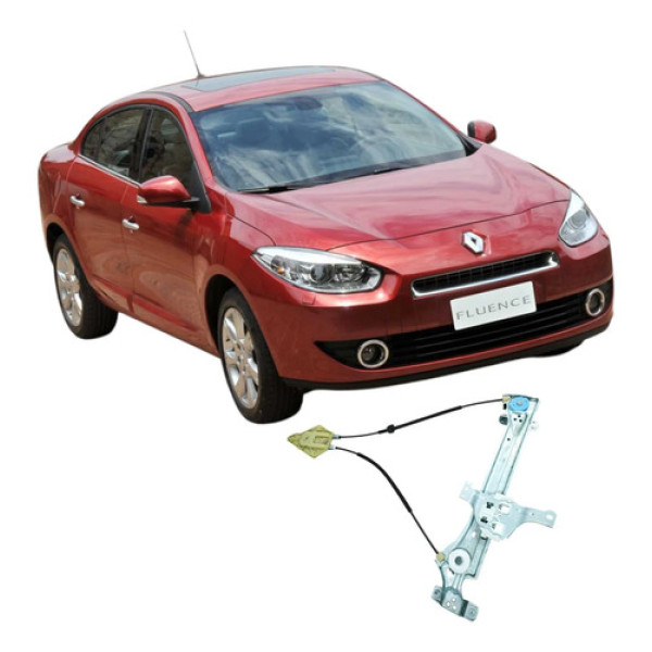 Máquina Vidro Traseiro Direito Fluence 2014 2.0 827200016r