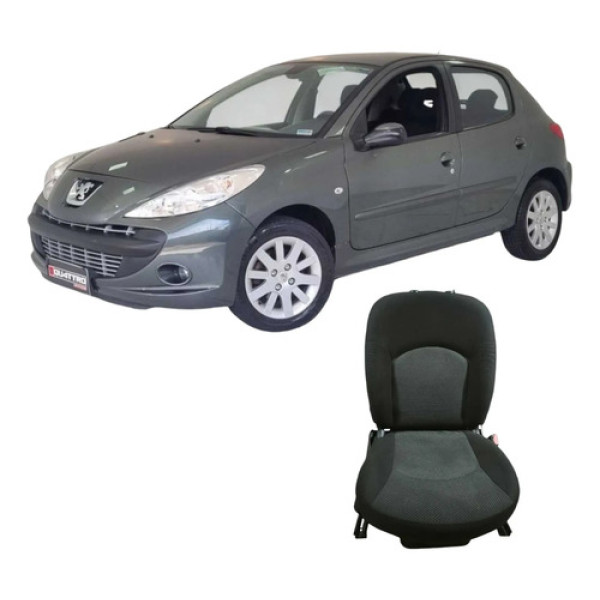 Banco Dianteiro Direito Peugeot 207 2009 1.4 Original Preto