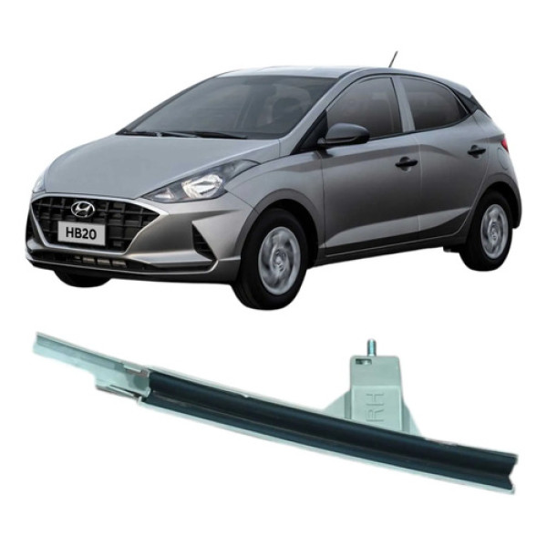 Canaleta Vidro Traseiro Direito Hb20 2020 83560r1200 Preto