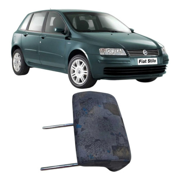 Encosto Cabeça Banco Traseiro Fiat Stilo 2003 Original  Preto