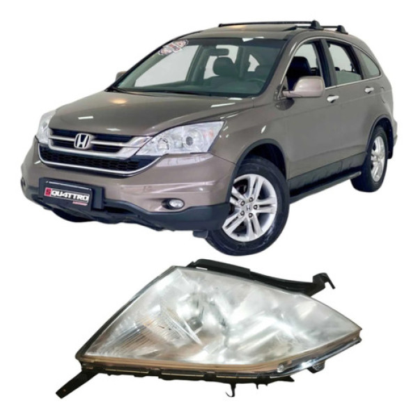 Farol Dianteiro Esquerdo Honda Cr-v 2010 2.0 Original Esquerdo/motorista