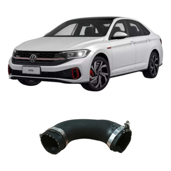 Mangueira Intercooler Jetta Gli 2.0 2023 5qm145834 Original Preto