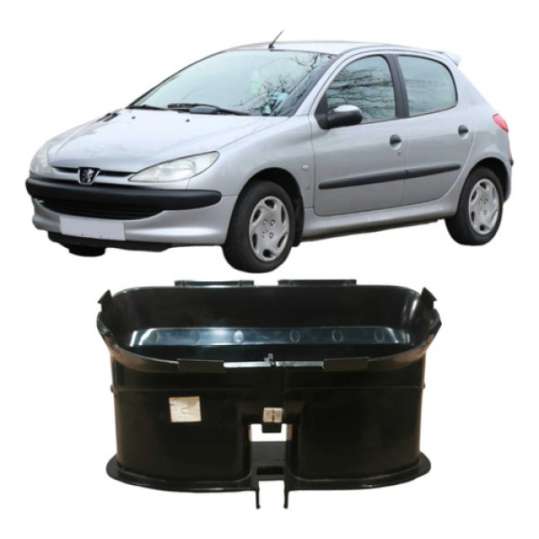 Duto Difusor Ar Central Peugeot 206 2002 9643007477