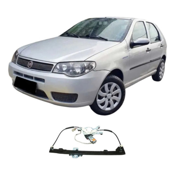 Maquina Vidro Tras Esq Fiat Palio 2010 1.0 Original