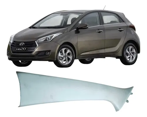 Coluna Para-brisa Esquerda Hyundai Hb20 2016 1.0 3c Original Branco