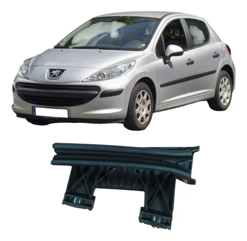 Guia Vidro Dianteiro Direito Peugeot 207 Original 9684706680 Preto
