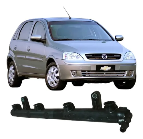Flauta Injeção Combustível Gm Corsa 2006 1.0 25365492a