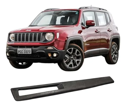 Friso Porta Dianteira Direita Jeep Renegade 2015 2016 2017 Cinza
