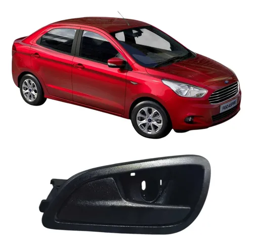 Maçaneta Interna Dianteira Esquerda Ford Ka 1.0 2018 E3b5a22 Preto Dianteira
