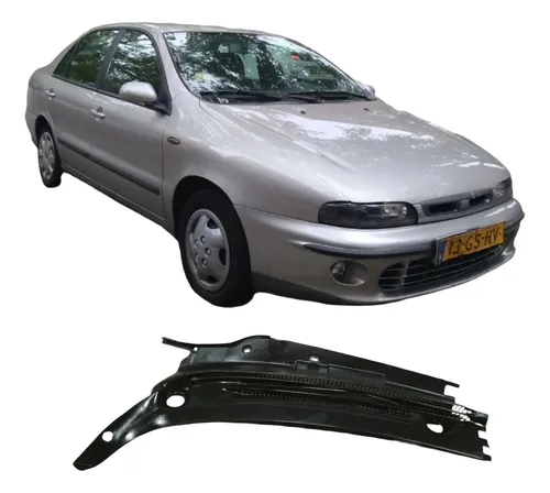 Grade Churrasqueira Esquerda Fiat Marea 1998 46469374 Preto Fosco