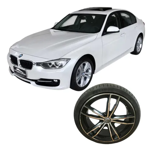 Roda Liga Aro 19 5 Furos Bmw 320i 2015 2.0 Original Preto