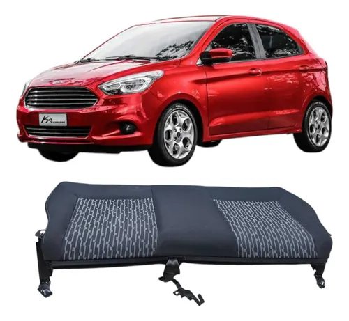 Escoro Encosto Banco Traseiro Ford Ka 1.0 3c 2015 Original Preto