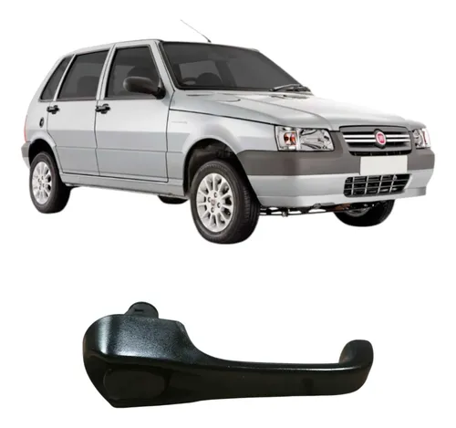 Maçaneta Dianteira Direita Fiat Uno 2004 Original Preto Dianteira