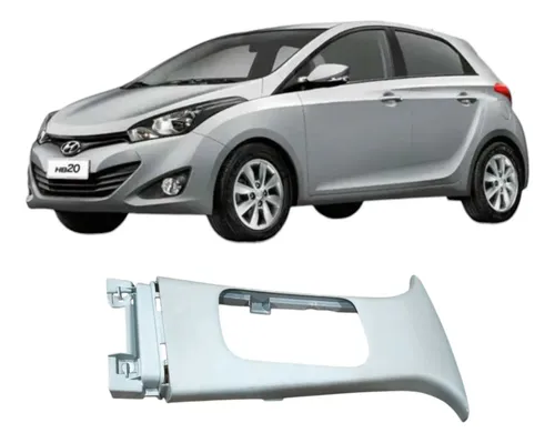 Moldura Coluna Direita Hyundai Hb20 2017 1.0 858401s000 Branco