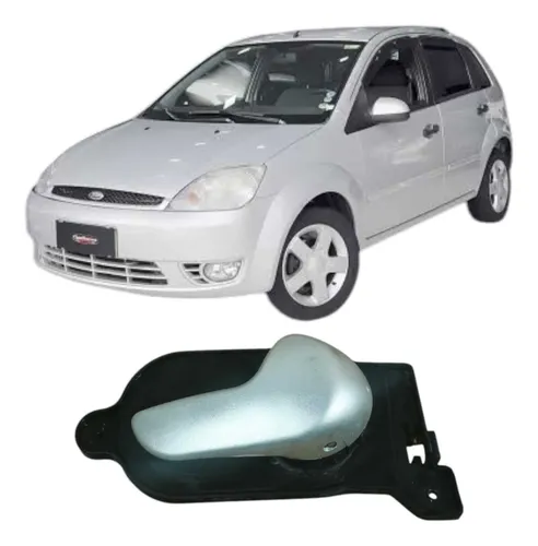 Maçaneta Traseira Direita Ford Fiesta 2005 1.0 2s65a22600af Prateado Traseira