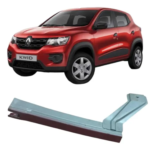 Canaleta Vidro Traseiro Esquerdo Renault Kwid 2018 822179136 Prateado