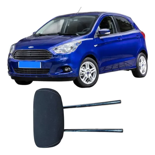 Encosto Cabeça Banco Traseiro Direito Ford Ka 2018 Original Preto