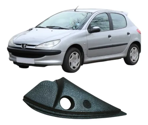 Acabamento Interno Do Retrovisor Esquerdo Peugeot 206 2002 Preto