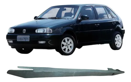 Acabamento Esquerdo Trilho Banco Vw Gol 1999 1.0 Original Cinza