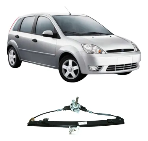 Maquina Vidro Traseira Direita Ford Fiesta 2006 2s65a27000af