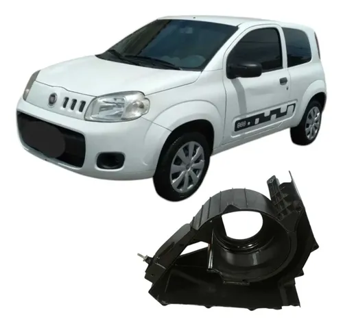 Lateral Caixa Ar Fiat Uno Vivace 2014 1.0 Original Preto