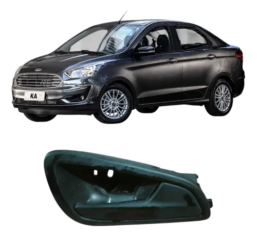 Maçaneta Porta Traseira Direita Ford Ka 2020 1.0 3c Original Preto Traseira