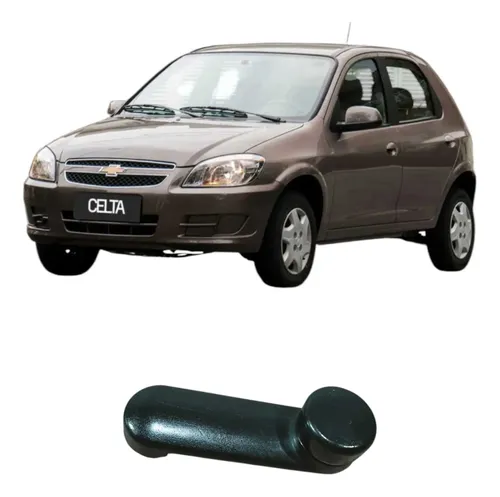Manivela Vidro Chevrolet Celta 2012 1.0 90224834 Original Preto