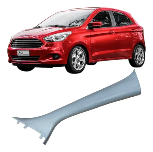 Moldura Coluna Parabrisa Direito Ka 2015 E3b5a03198 Original Branco