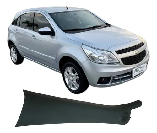 Coluna Direita Para-brisa Chevrolet Agile 2012 1.4 Original Preto