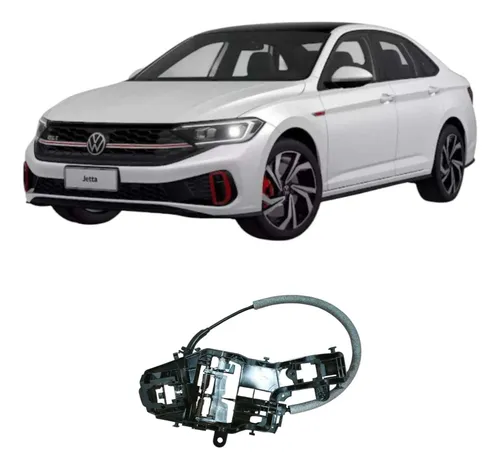 Suporte Maçaneta Traseira Direita Vw Jetta 2023 17a837812e Cinza Traseira