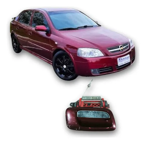 Maçaneta Porta Direita Chevrolet Astra 2002 2.0 Original  Vermelho Dianteira
