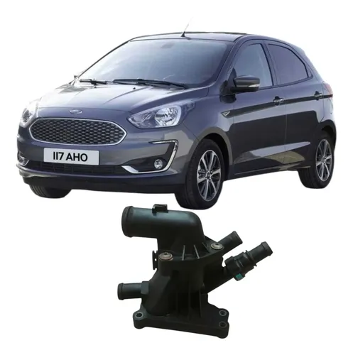 Carcaça Válvula Termostática Ford Ka 2019 W584a