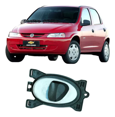 Maçaneta Dianteira Esquerda Chevrolet Celta 2004 Original Branco Dianteira