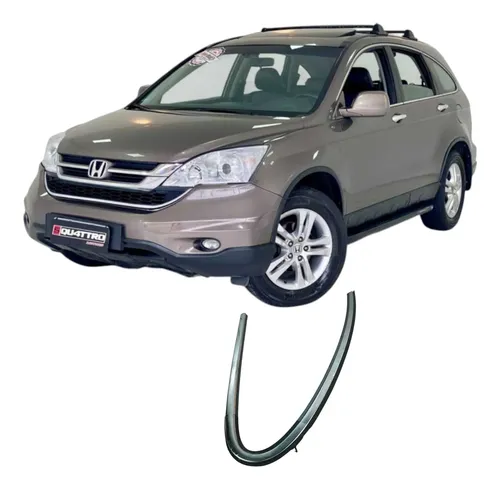 Friso Porta Traseira Direita Honda Cr-v 2010 Original Preto