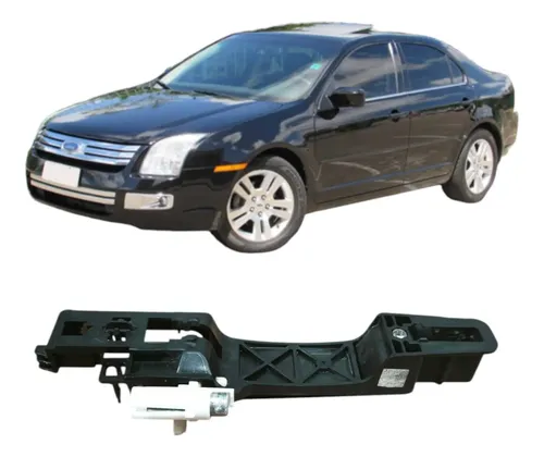 Suporte Maçaneta Traseira Esquerda Fusion 2006 42663000 Preto Traseira