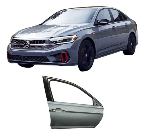 Porta Dianteira Direita Vw Jetta Gli 2.0 2023 Original Dianteira Direito Cinza